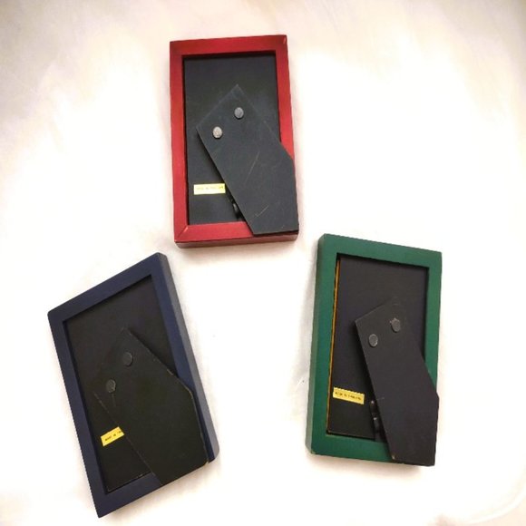 New Set 3 Small Picture Frames (Red, Blue, Green) - Picture 2 of 5